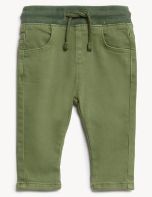 

M&S Collection Jeans mit hohem Baumwollanteil (0-3 Jahre) - Green, Green