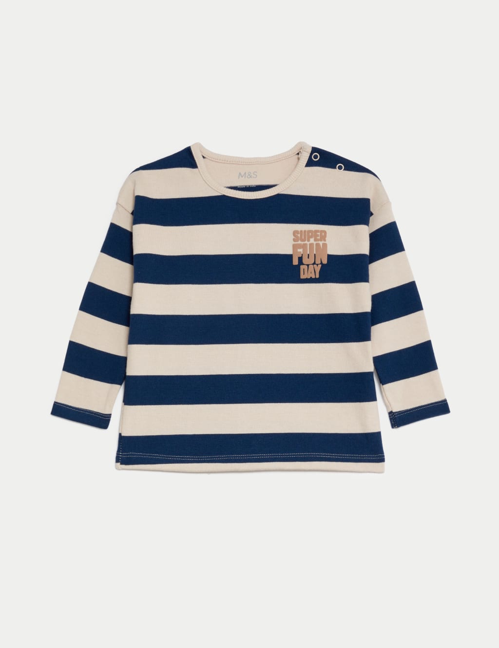 2pc Pure Cotton Striped Outfit (0-3 Yrs) image 3