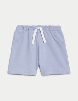 

Boys M&S Collection Cotton Rich Shorts (0-3 Yrs) - Cornflower, Cornflower