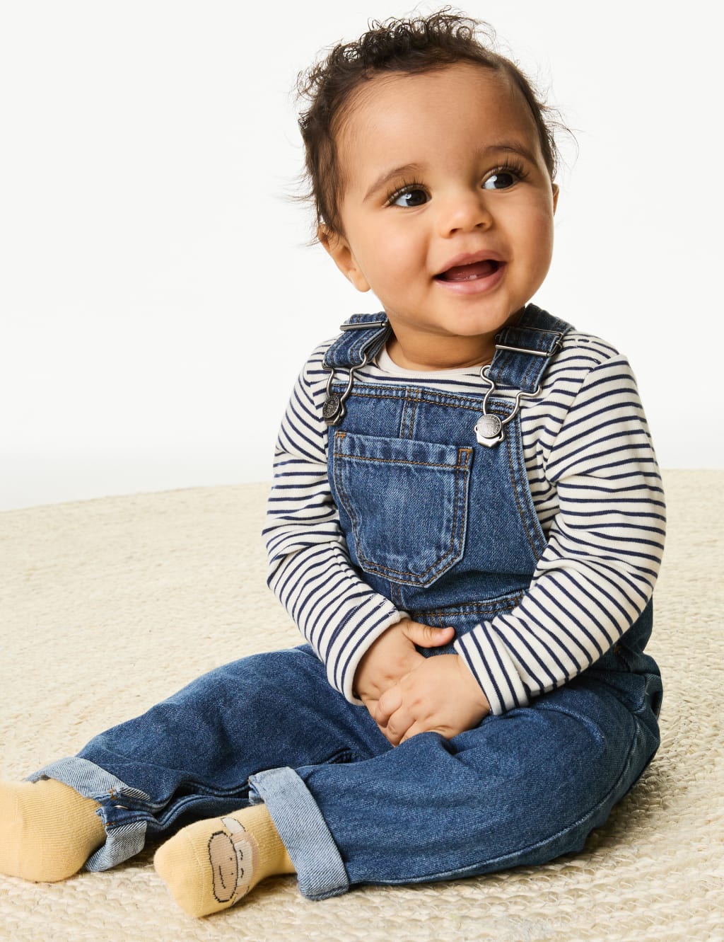 Dungaree dress discount for baby boy