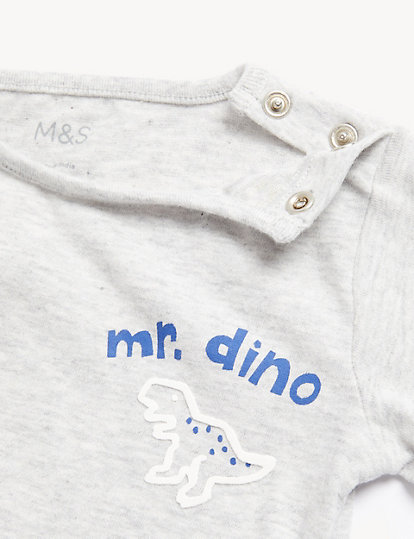 Pure Cotton Dinosaur T-Shirt