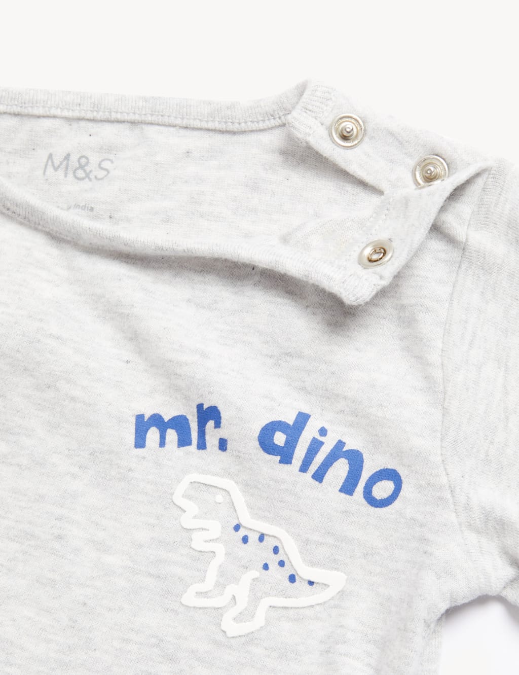 Pure Cotton Dinosaur T-Shirt (0-3 Yrs) image 3
