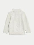 Pure Cotton Knitted Jumper (0-3 Yrs)