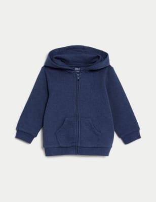 Cotton Rich Zip Hoodie 0 3 Yrs M S US