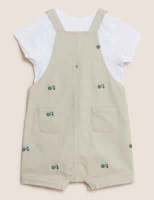 

Boys M&S Collection 2pc Pure Cotton Tractor Print Outfit (0-3 Yrs) - Stone Mix, Stone Mix