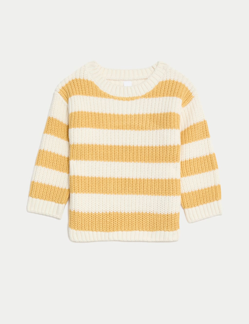 Pure Cotton Striped Knitted Jumper (0-3 Yrs)