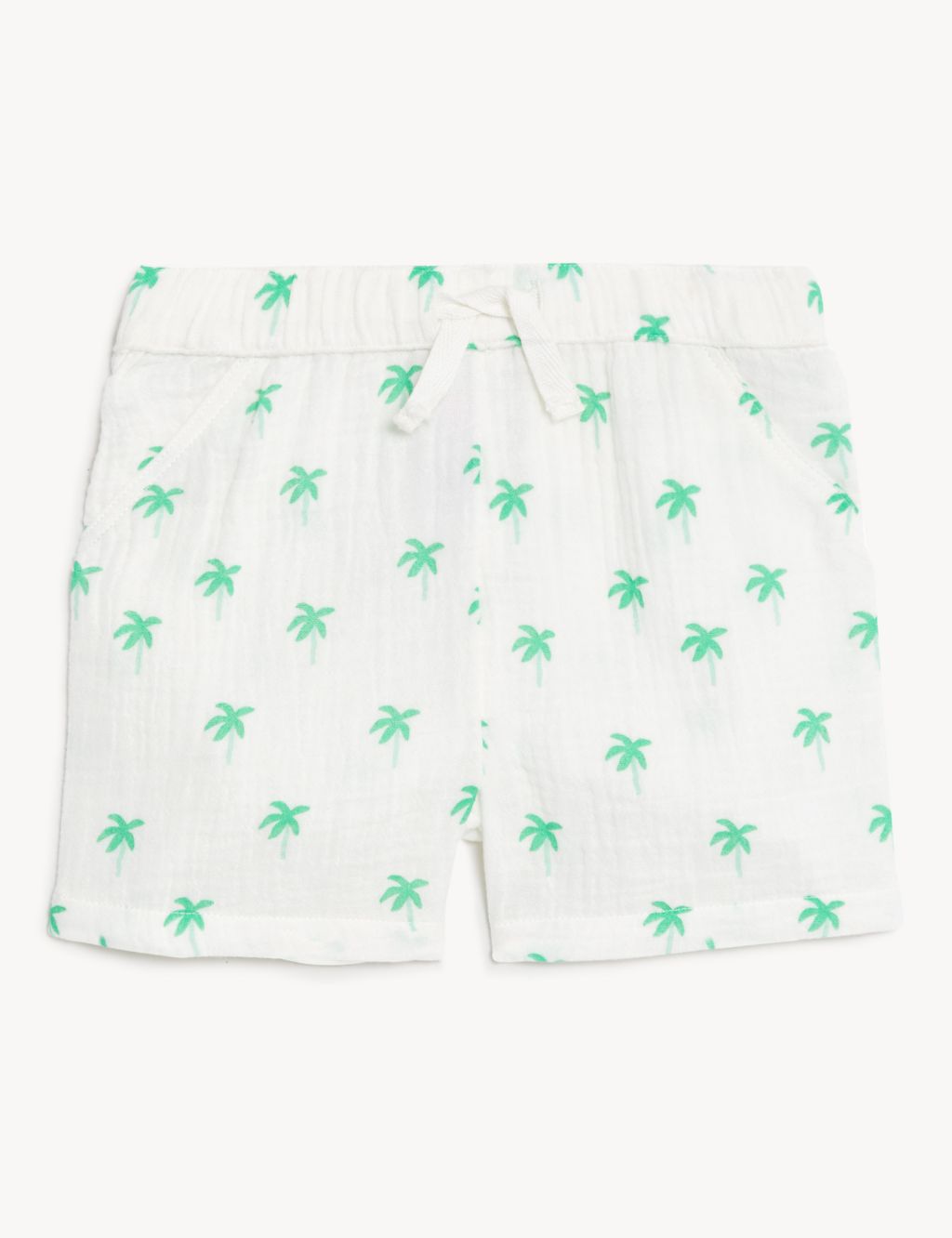 Pure Cotton Palm Tree Shirt & Shorts Set (0-3 Yrs) image 4