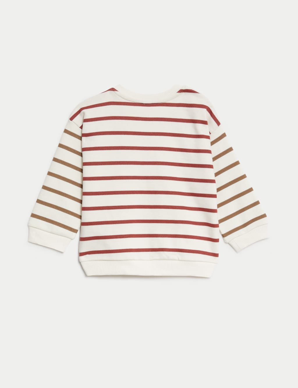 Cotton Rich Striped Sweatshirt (0-3 Yrs) image 2