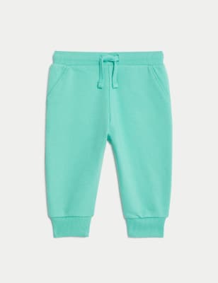 

Boys M&S Collection Cotton Rich Joggers (0-3 Yrs) - Aqua, Aqua