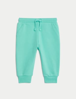 

Boys M&S Collection Cotton Rich Joggers (0-3 Yrs) - Aqua, Aqua