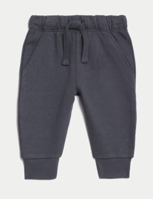 

Boys M&S Collection Cotton Rich Joggers (0-3 Yrs) - Charcoal, Charcoal