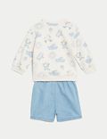 2pc Cotton Rich Seagull Outfit (0-3 Yrs)