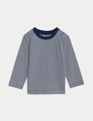 Pure Cotton Striped Top (0-3 Yrs)