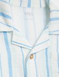 Pure Cotton Striped Shirt (0-3Yrs)
