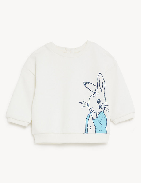 Cotton Rich Peter Rabbit™ Sweatshirt (0-3 Yrs) - FI