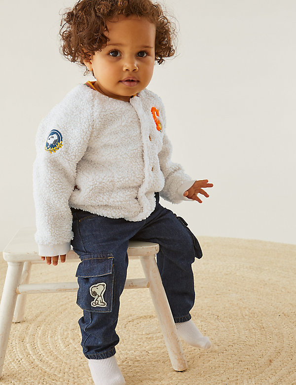 Pure Cotton Snoopy™ Jeans (0-3 Yrs)