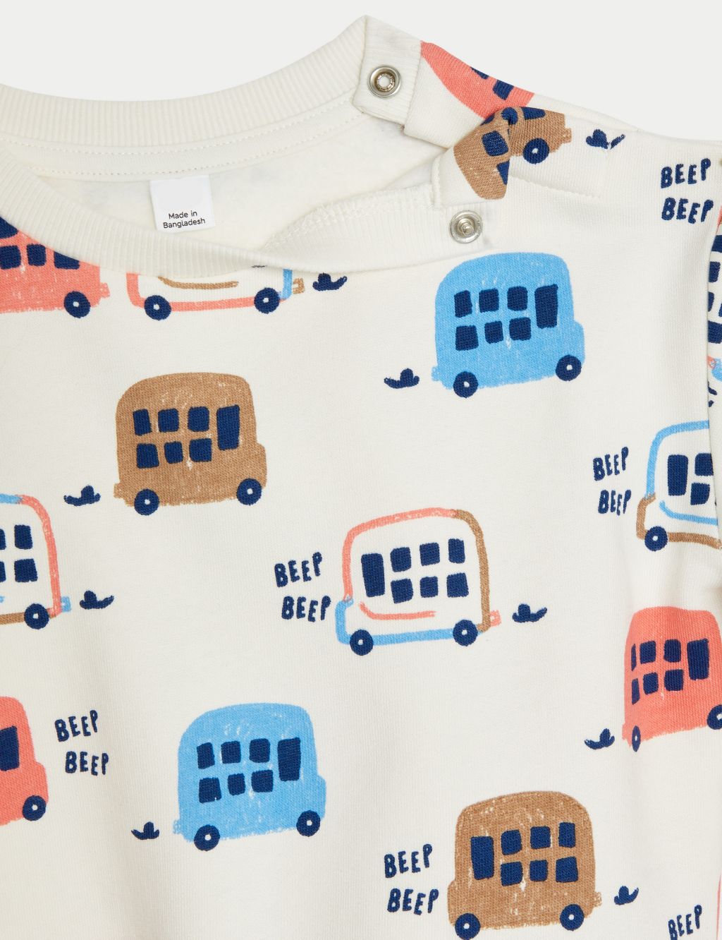Cotton Rich Bus Sweatshirt (0-3 Yrs) image 3