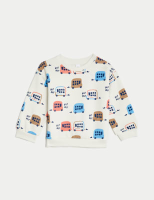 Cotton Rich Bus Sweatshirt (0-3 Yrs) - SK