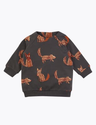 Sweat &agrave; imprim&eacute; animal