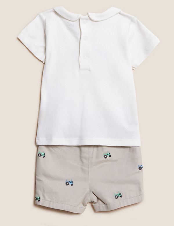 2pc Cotton Rich Duck Outfit (0-3 Yrs)