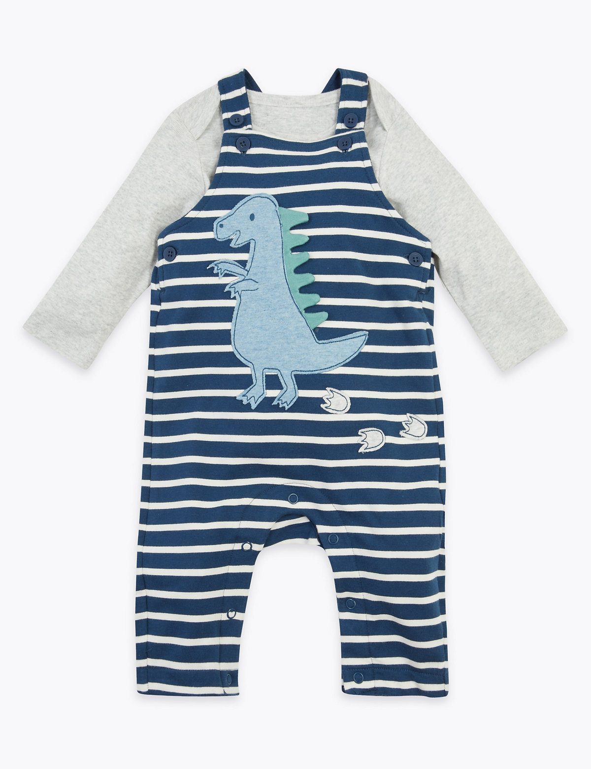 2 Piece Dungaree Outfit (0-3 Yrs)