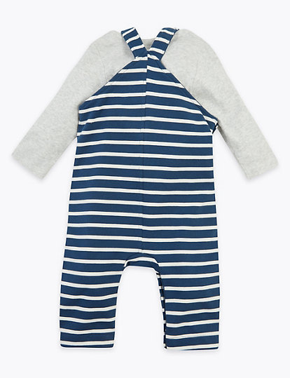 2 Piece Dungaree Outfit (0-3 Yrs)