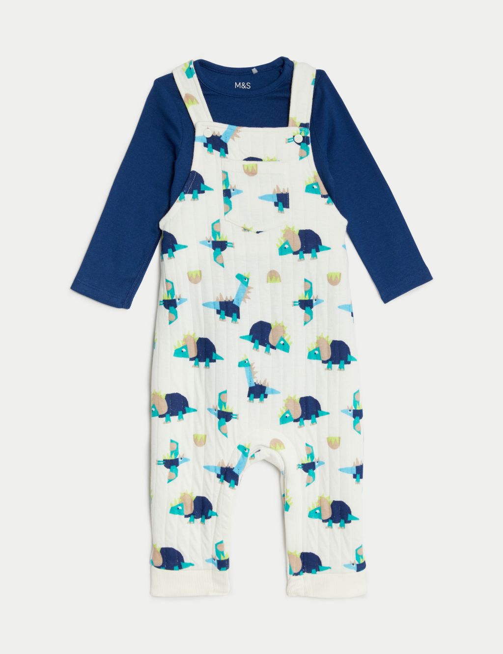 2pc Cotton Rich Dinosaur Outfit (0-3 Yrs) image 2