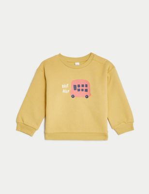 Cotton Rich Bus Sweatshirt (0-3 Yrs)