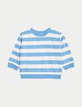 Pure Cotton Striped Sweatshirt (0-3 Yrs)