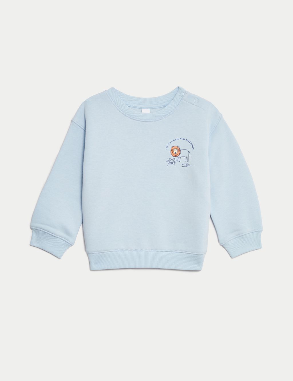 Cotton Rich Lion Sweatshirt (0-3 Yrs)