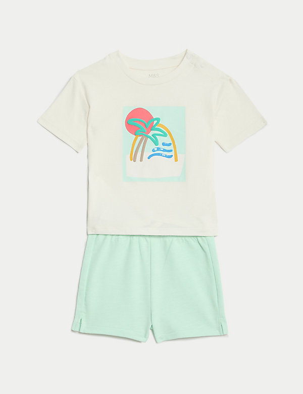 Pure Cotton Top & Bottom Outfit (0-3 Yrs) - IT