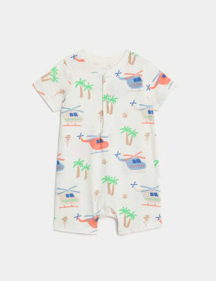 Pure Cotton Helicopter Romper (0-3 Years)