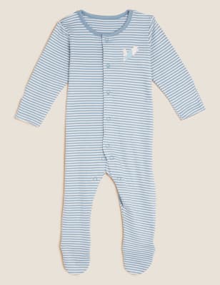 3pk Pure Cotton Peter Rabbit Sleepsuits 61 2lbs 3 Yrs
