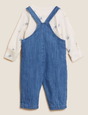 

Boys M&S Collection 2pc Pure Cotton Peter Rabbit™ Outfit (0-3 Yrs) - Denim Mix, Denim Mix