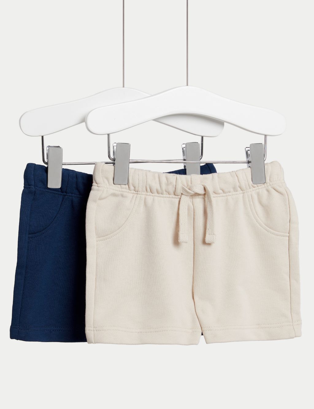 2pk Cotton Rich Shorts (0 Months - 3 Years)
