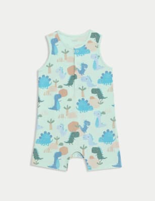 Pure Cotton Dinosaur Romper (0-3 Yrs)