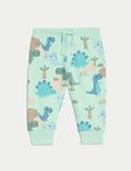 Cotton Rich Dinosaur Joggers (0 Months - 3 Years)