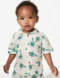 2pc Pure Cotton Printed Top & Bottom Outfit (0-3 Yrs)