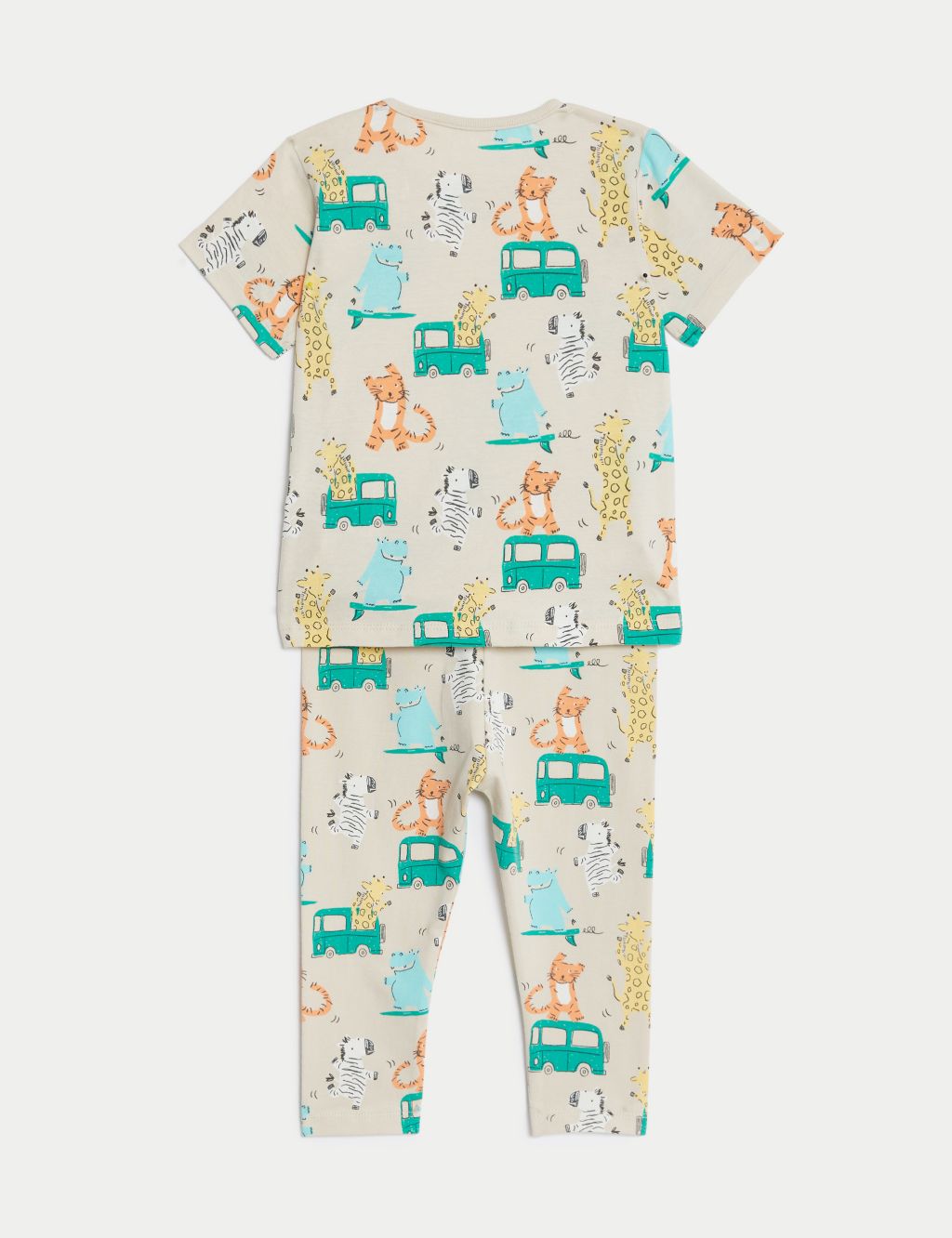 2pc Cotton Rich Transport Outfit (0-3 Yrs) image 2
