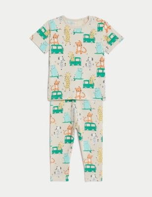 2pc Cotton Rich Transport Outfit (0-3 Yrs)