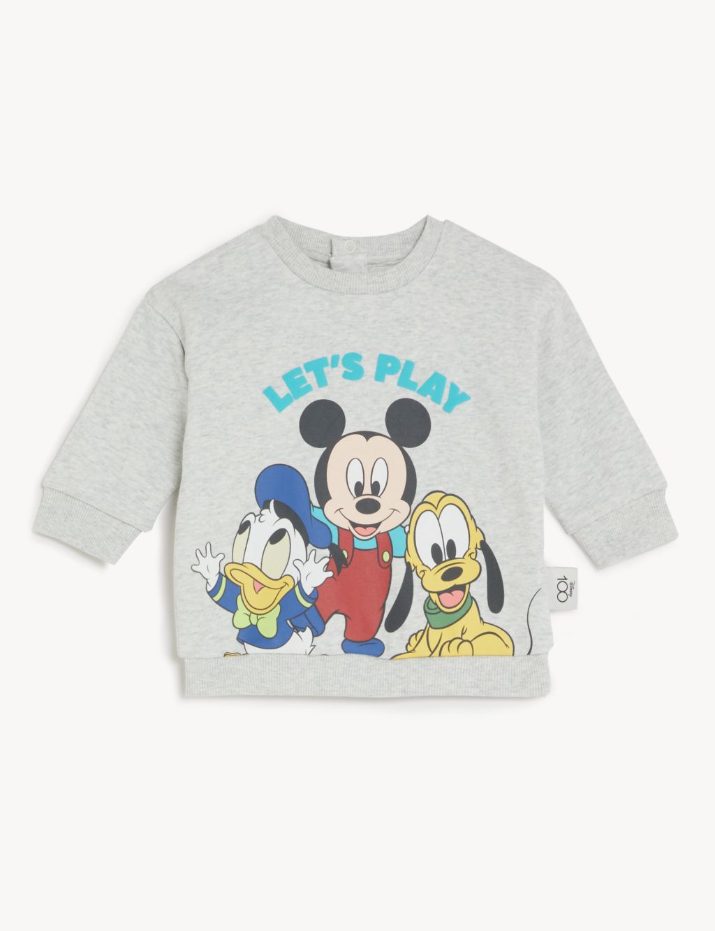 Cotton Rich Mickey Mouse™ Sweatshirt (0-3 Yrs) image 1