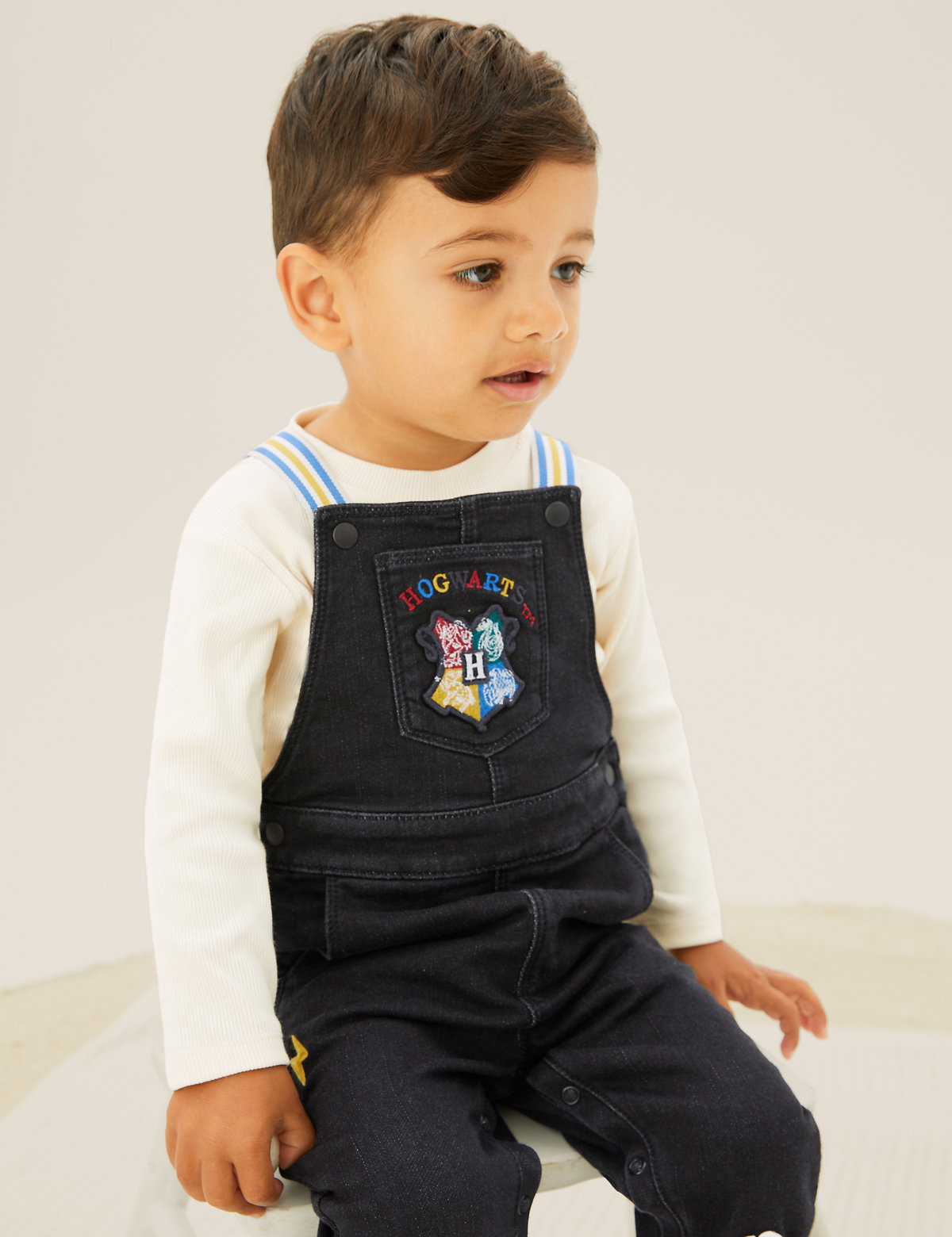 Harry Potter™ 2pc Dungaree Outfit (0-3 Yrs)