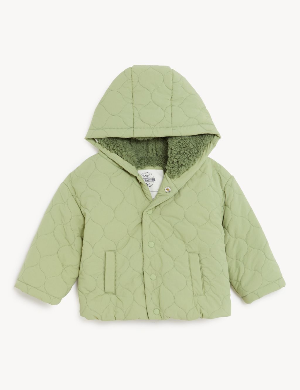 Stormwear™ Quilted Hooded Coat (0-3 Yrs) image 1