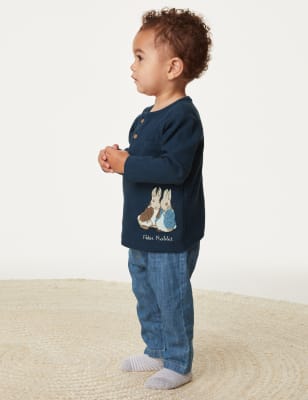 

Boys M&S Collection 2pc Cotton Rich Peter Rabbit™ Outfit (0-3 Yrs) - Cream Mix, Cream Mix