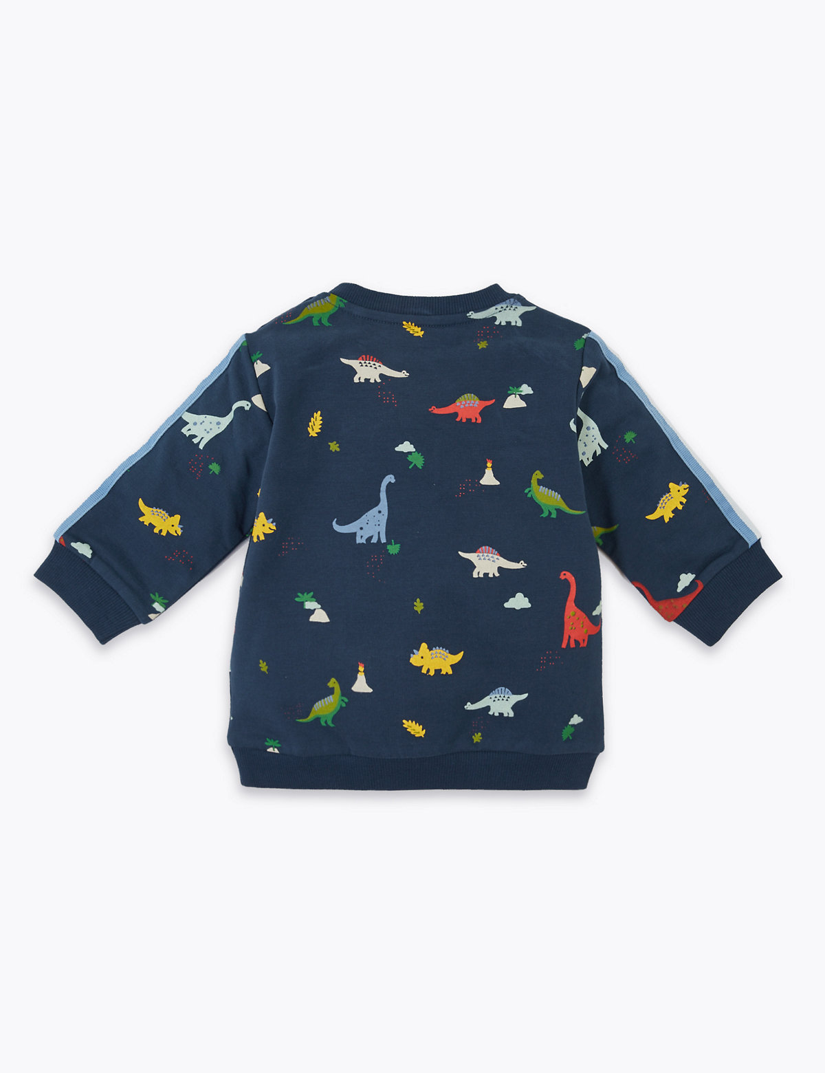 Cotton Rich Dinosaur Print Sweatshirt (0-3 Yrs)