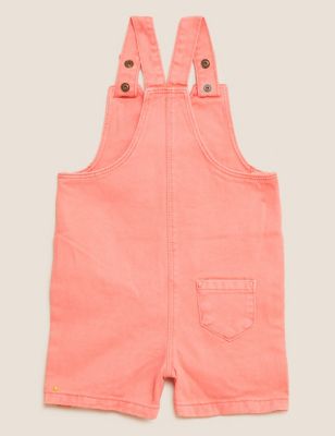 

Boys M&S Collection Pure Cotton Dungarees (0-3 Yrs) - Coral, Coral