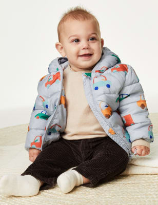 Manteau imprim voiture jusqu au 2 ans M S CH