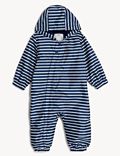 Striped Hooded Puddlesuit (0-3 Yrs)