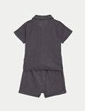 2pc Cotton Rich Top & Bottom Outfit (0-3 Yrs)