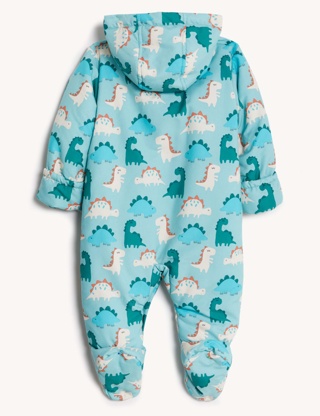 Hooded Dinosaur Print Snowsuit (0-3 Yrs) image 3